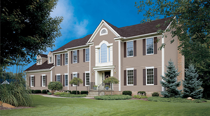 Gentek's Cedarwood Aluminum Siding