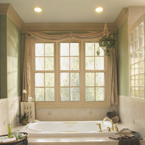 Image showing windows in bathroom