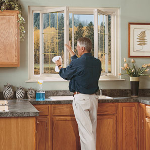 Demo image of windows in kitchen