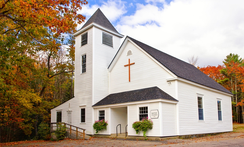 Century Series aluminum windows installed on church