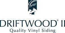 Gentek Driftwood II vinyl siding logo - English