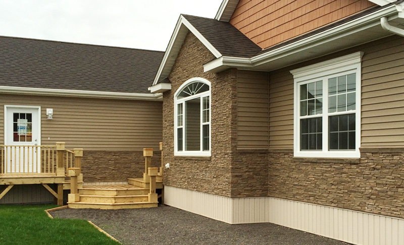Quality Stone installed on home