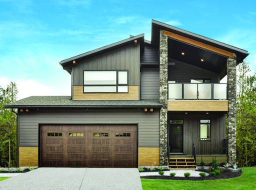 ALIGN Composite Cladding in Smoked Timber