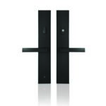 Gentek Fiberglass door - Roma matte black handle