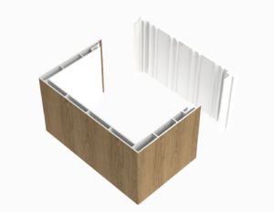 Chamclad 2 piece beam