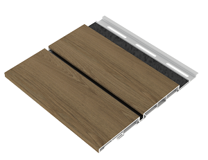 ChamClad 6" inch panel with 3" reveal