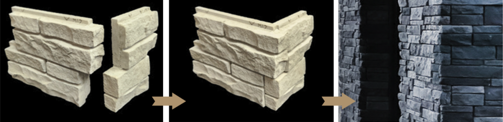 Northridge stone corners