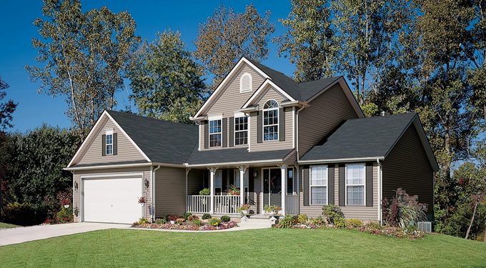 Gentek Aluminum Siding in Canyon Clay