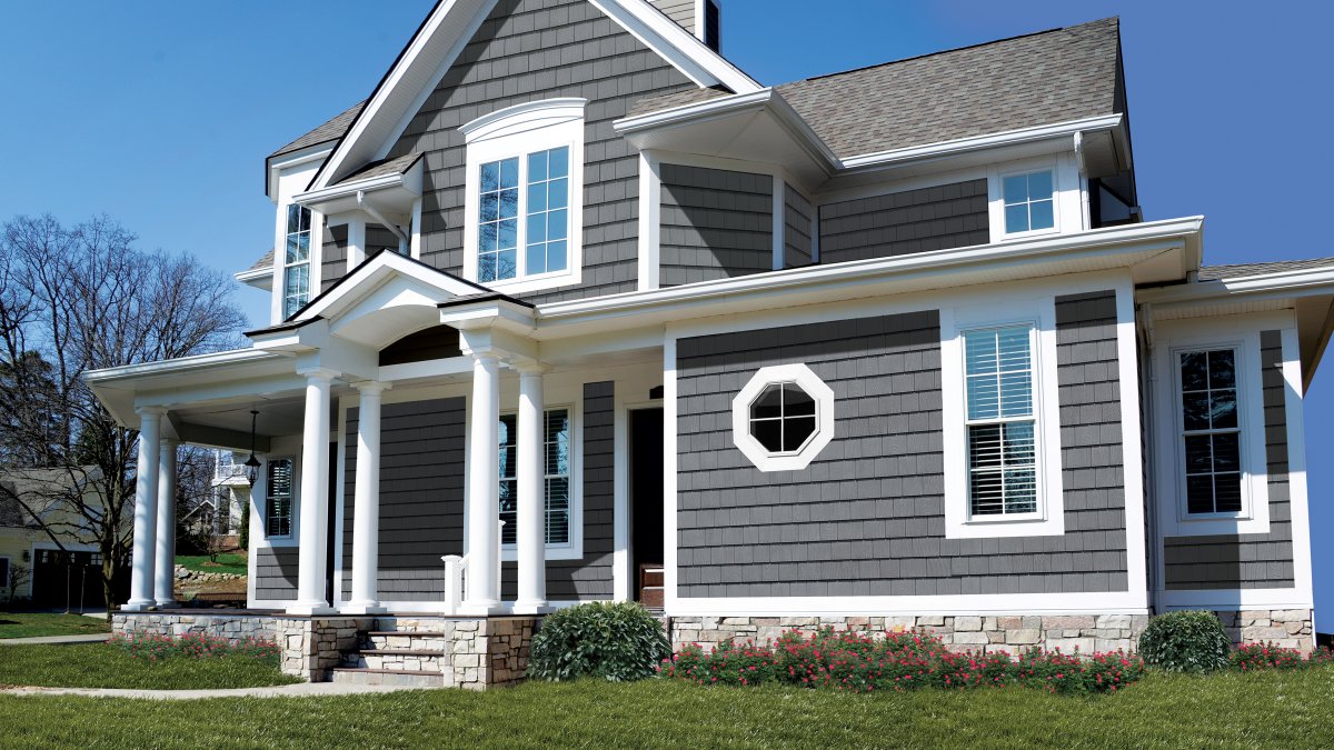 Foundry Specialty Siding in Aged Gray