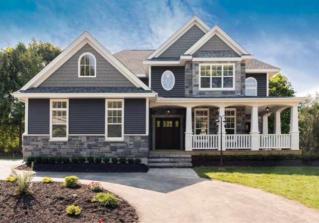 Gentek Sequoia Select house in Midnight Surf